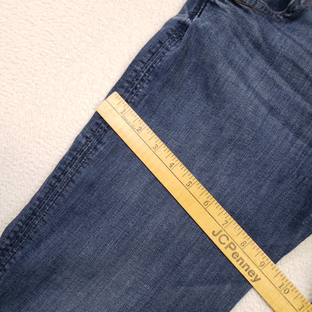 Hudson Jeans Signature Midrise Bootcut Women 32 Blue Denim Flap Pocket Stretch - Picture 9 of 12